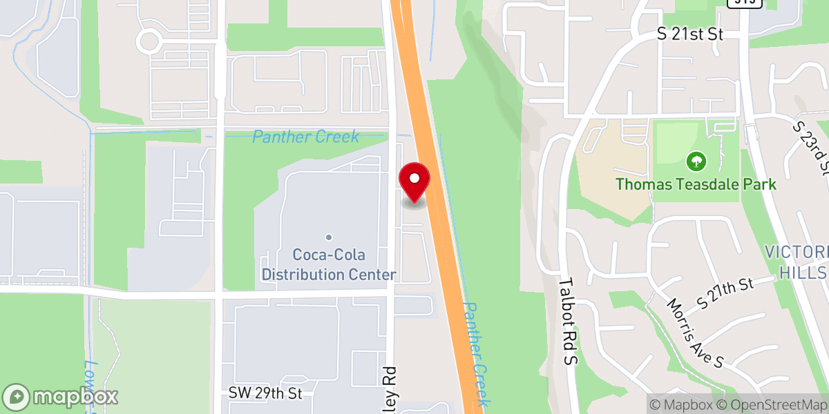 Map showing location of HungryGen Renton