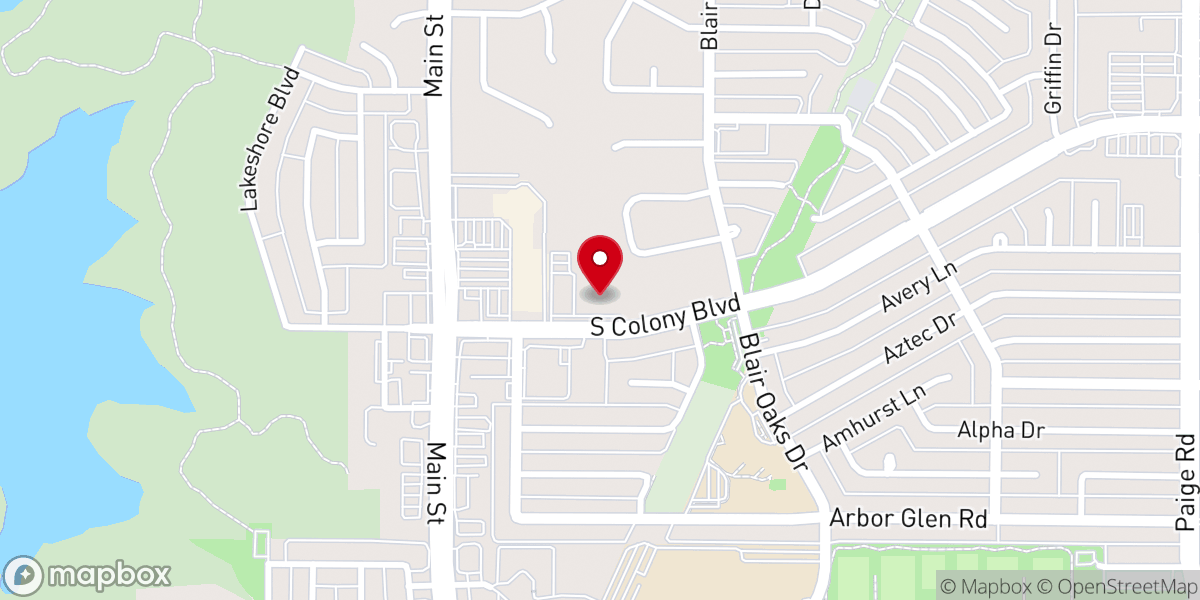 Map showing location of Church of The Way - Frisco (Indian Church)