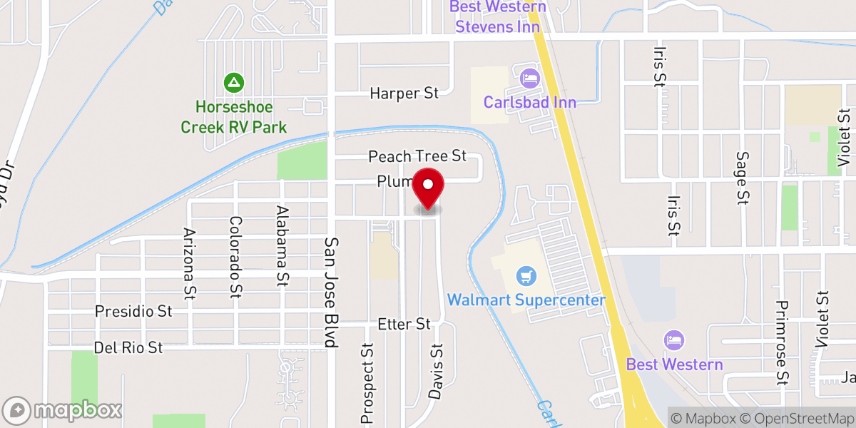 Map showing location of Mt Zion Church of God In Christ