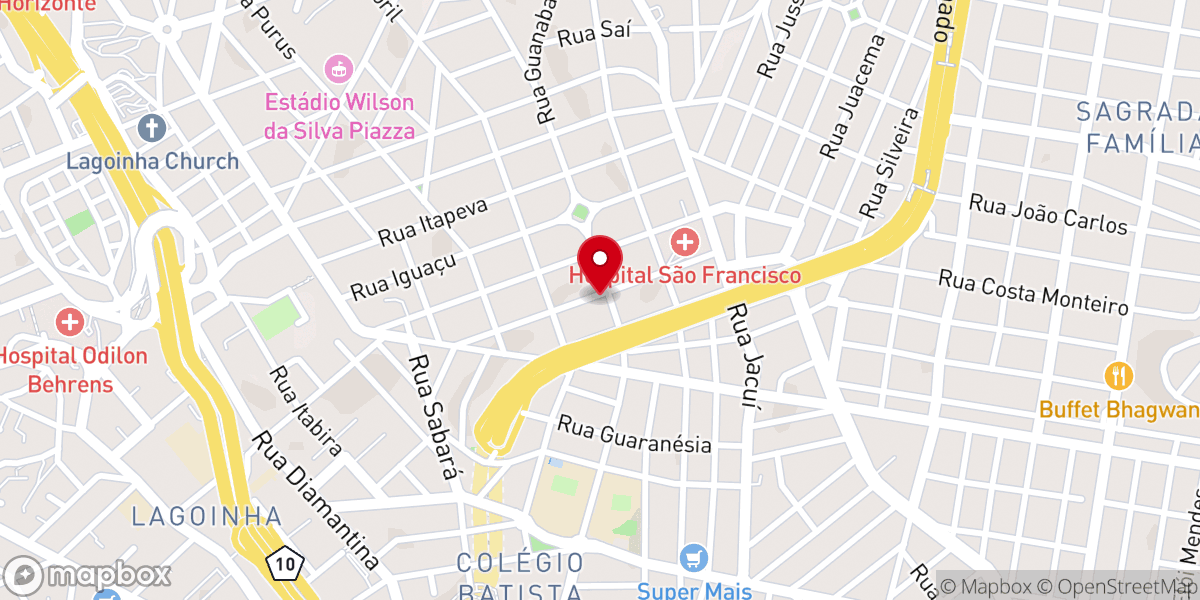 Map showing location of Ágape