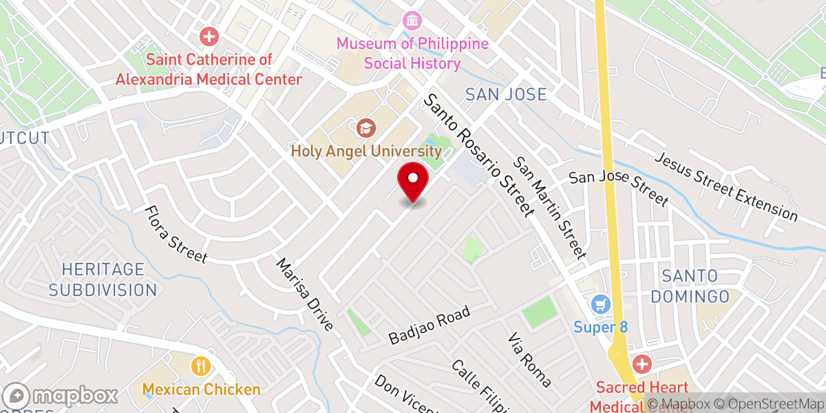 Map showing location of Spirit of Love Catholic Community