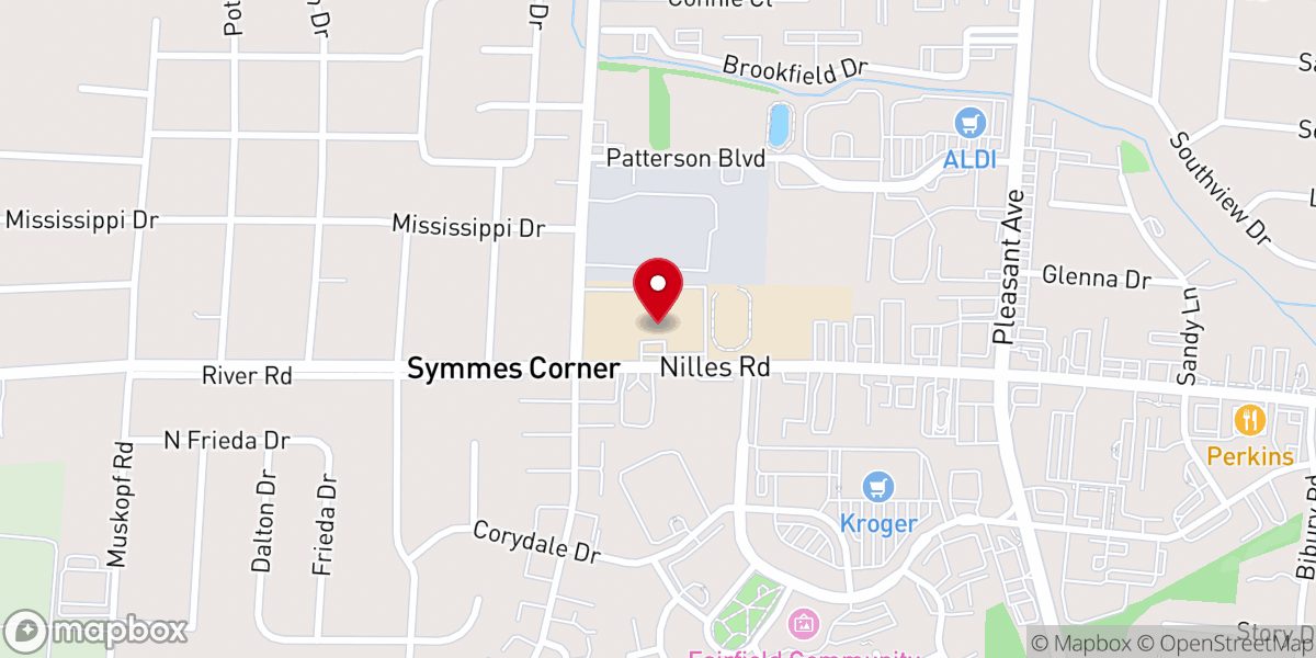 Map showing location of Sacred Heart of Jesus Catholic Church