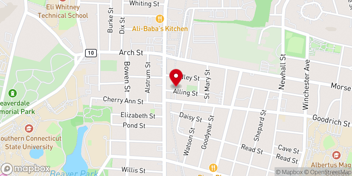 Map showing location of C J Smith Holy Ghost Dlvrnce