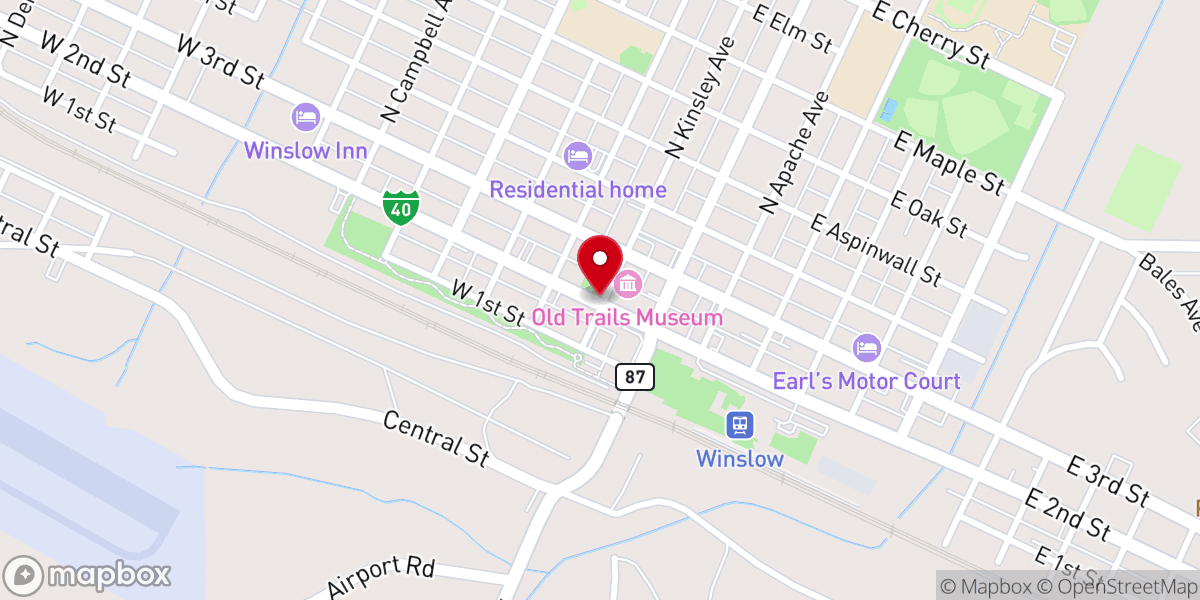 Map showing location of Standin' on The Corner Foundation