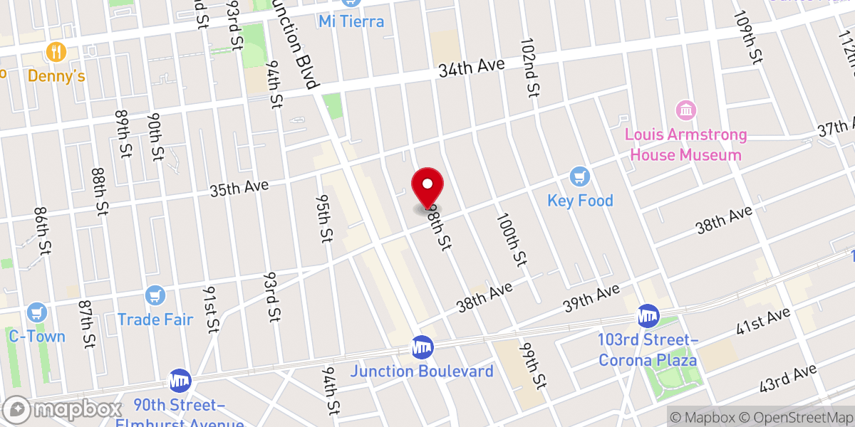 Map showing location of Iglesia De Dios Fuente De Agua Viva. Inc