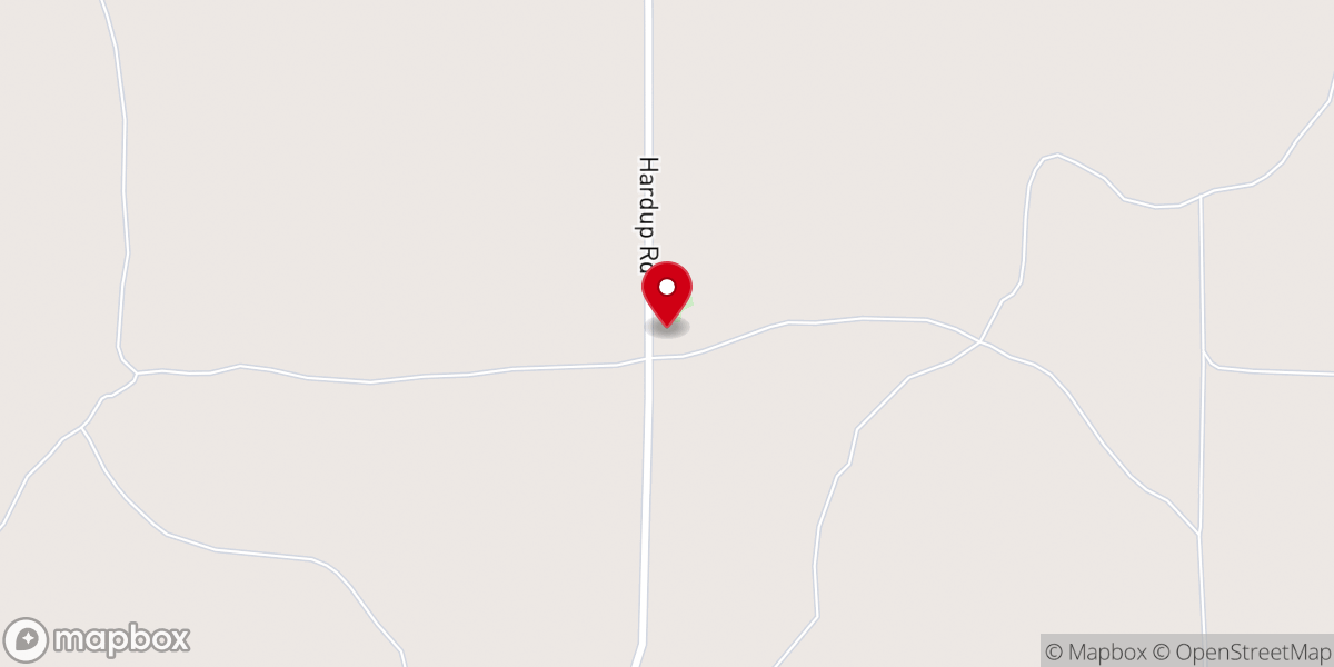 Map showing location of Weldon Spring Church