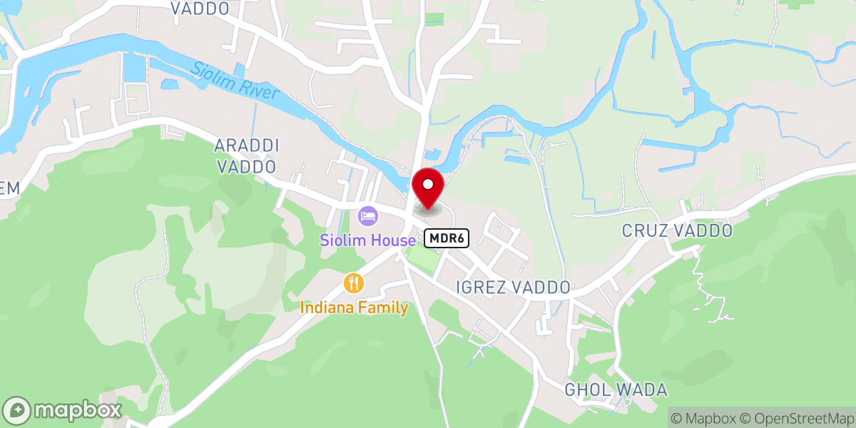 Map showing location of St Anthony Church