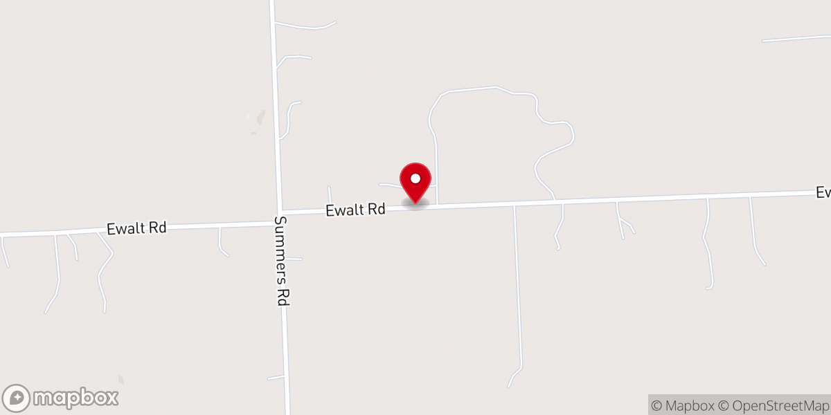 Map showing location of Camp Michael