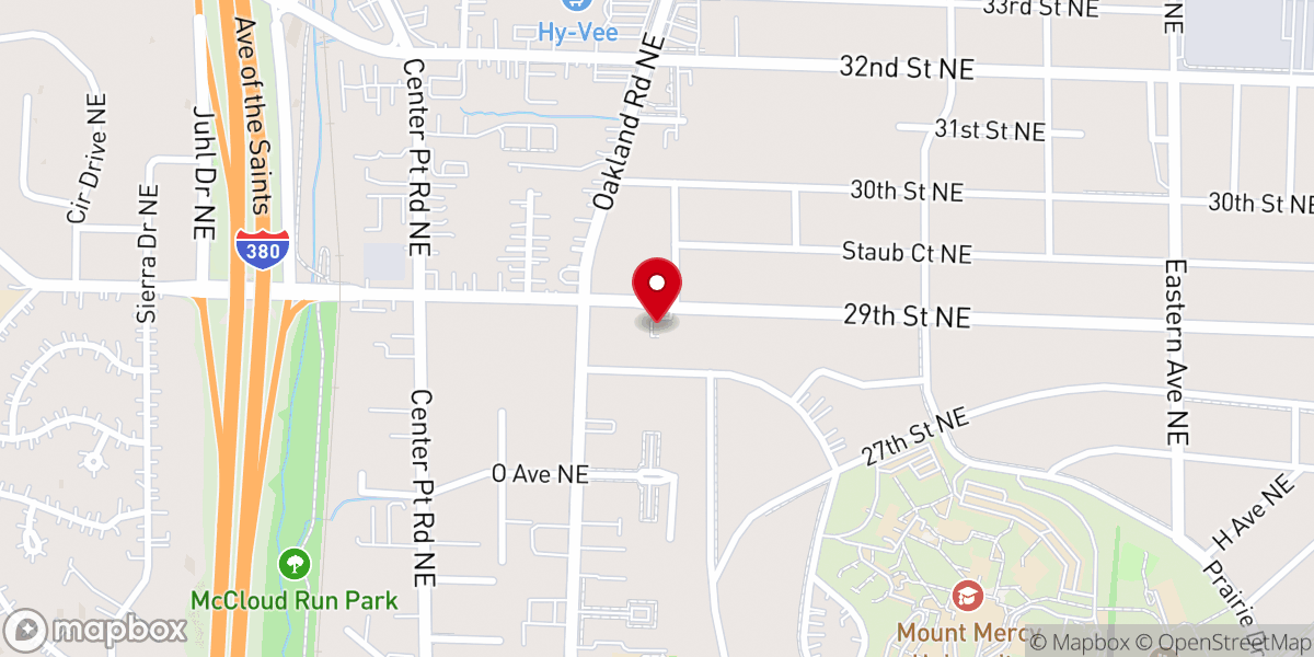 Map showing location of Word of God Lutheran Church for the Deaf