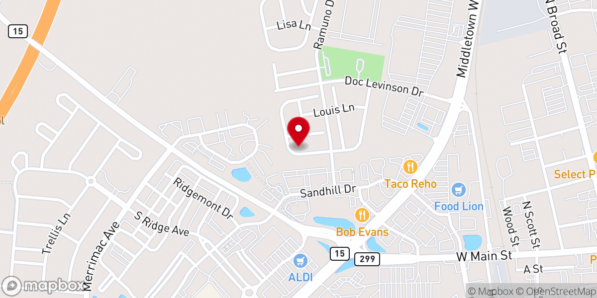 Map showing location of Gospel Lighthouse Ministries