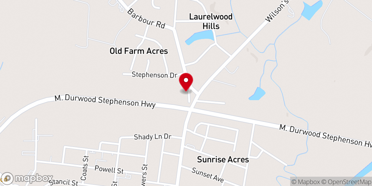 Map showing location of Resurrection Hill Christian Center Inc