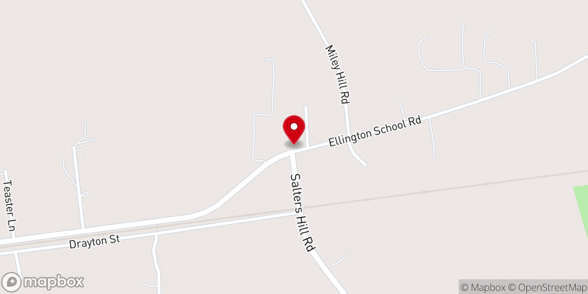 Map showing location of Saint Johns Church