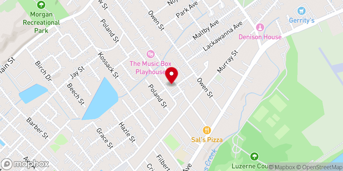 Map showing location of St Elizabeth Ann Seton Parish