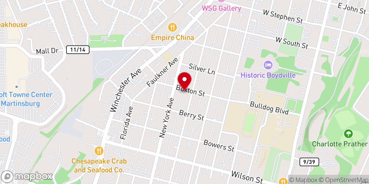 Map showing location of Immanuel's House