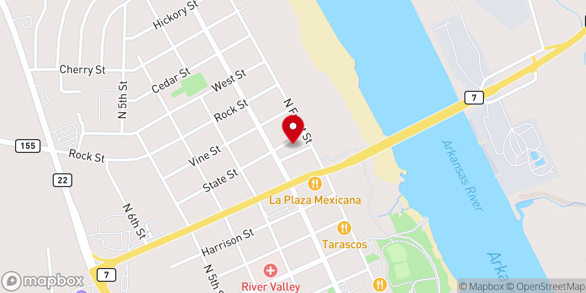 Map showing location of Sharing & Caring