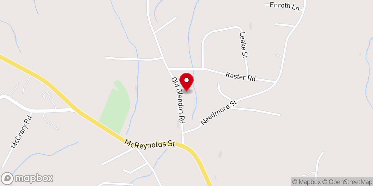 Map showing location of St Mary's Holiness Church