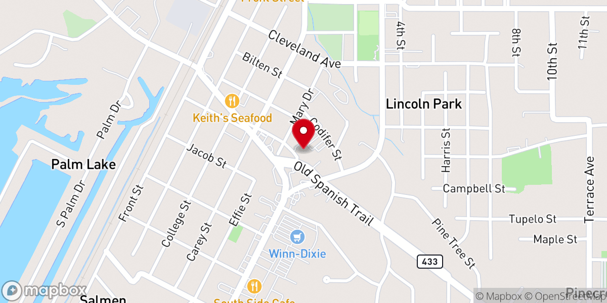 Map showing location of St. Tammany Parish Assessor's Office
