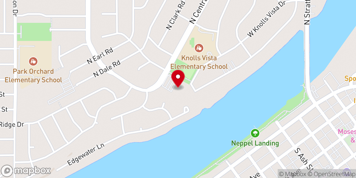 Map showing location of Lake City Foursquare