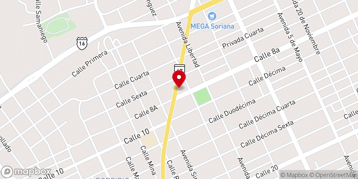 Map showing location of Iglesia Apostólica de la fe de Jesus