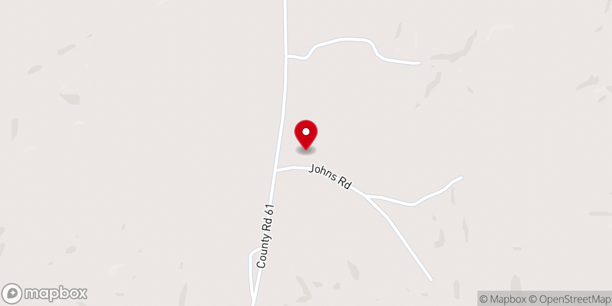 Map showing location of Franklin Church