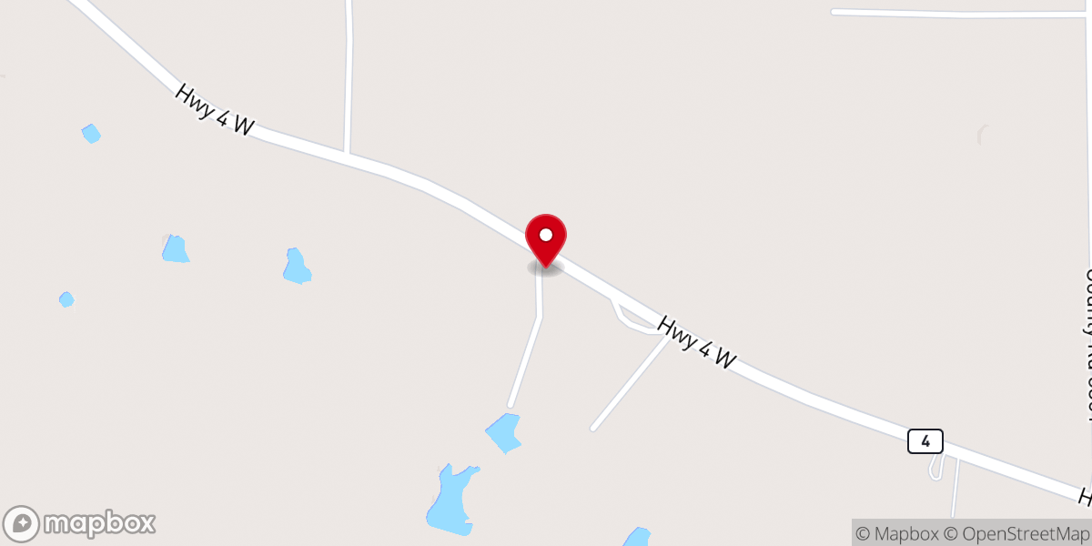 Map showing location of In His Name Church
