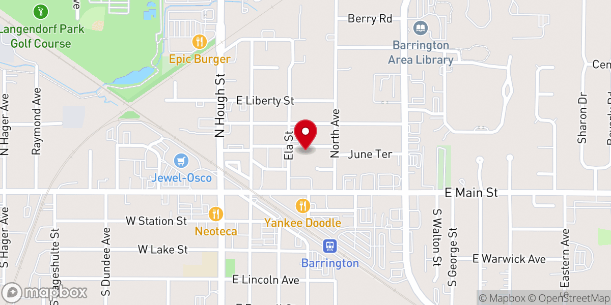 Map showing location of St. Anne Catholic School