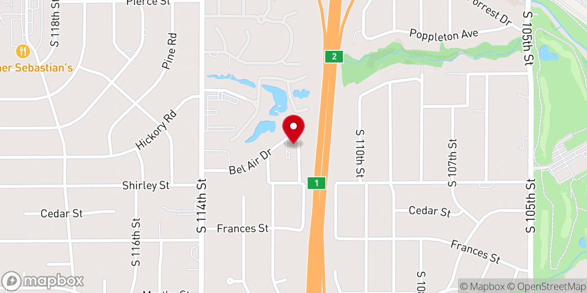 Map showing location of Liberty Church