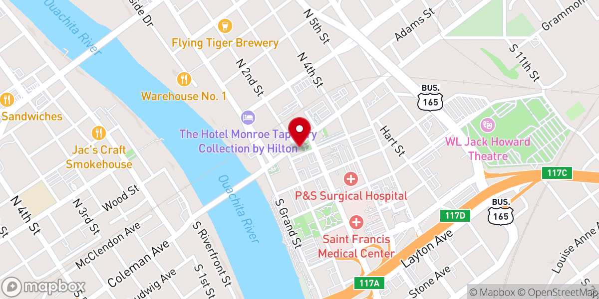 Map showing location of Portico Church