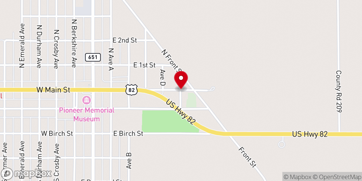 Map showing location of Greater Mt Zion Baptist Church
