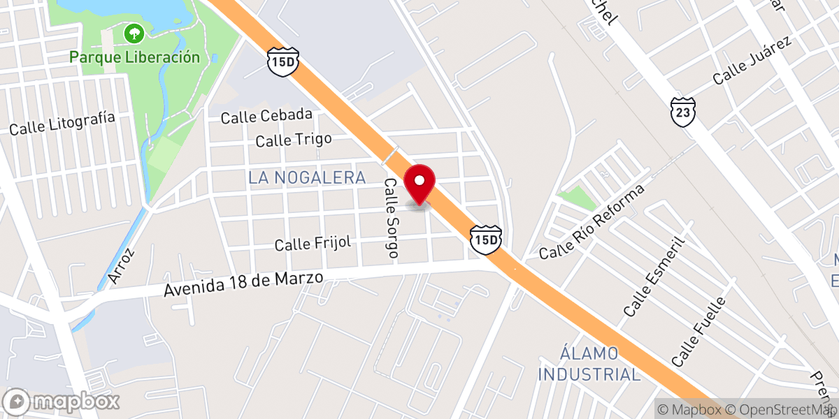 Map showing location of Iglesia Bautista Torre Fuerte