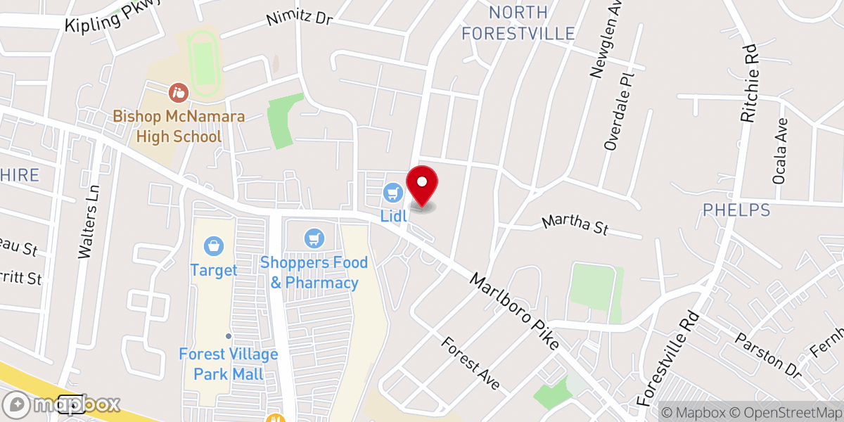 Map showing location of The City of David Ministries
