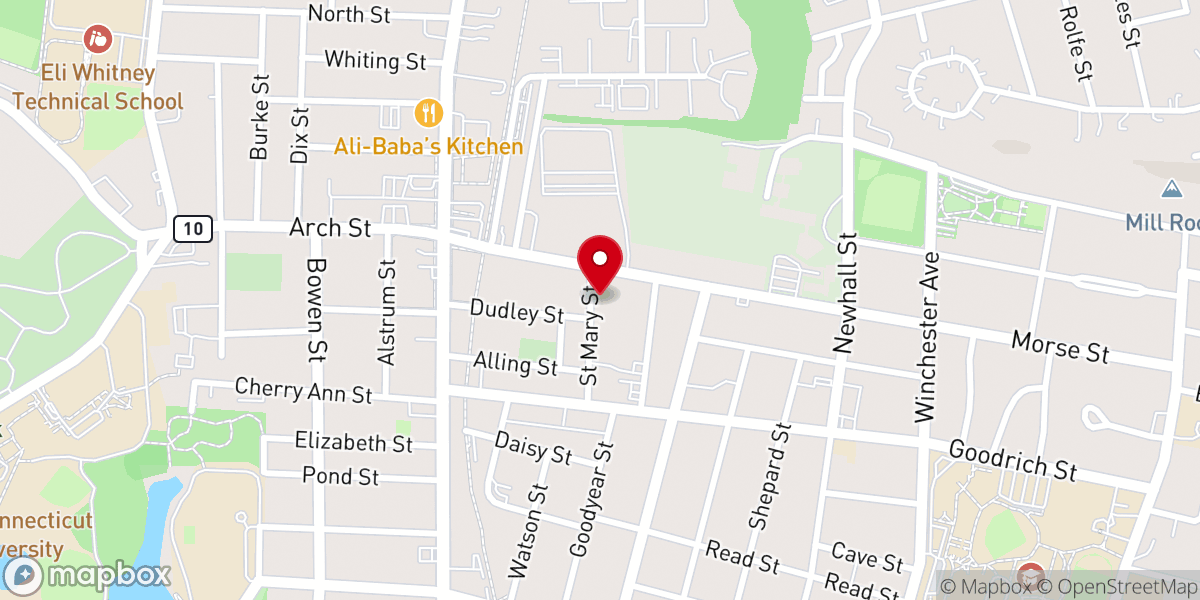 Map showing location of Victory Temple