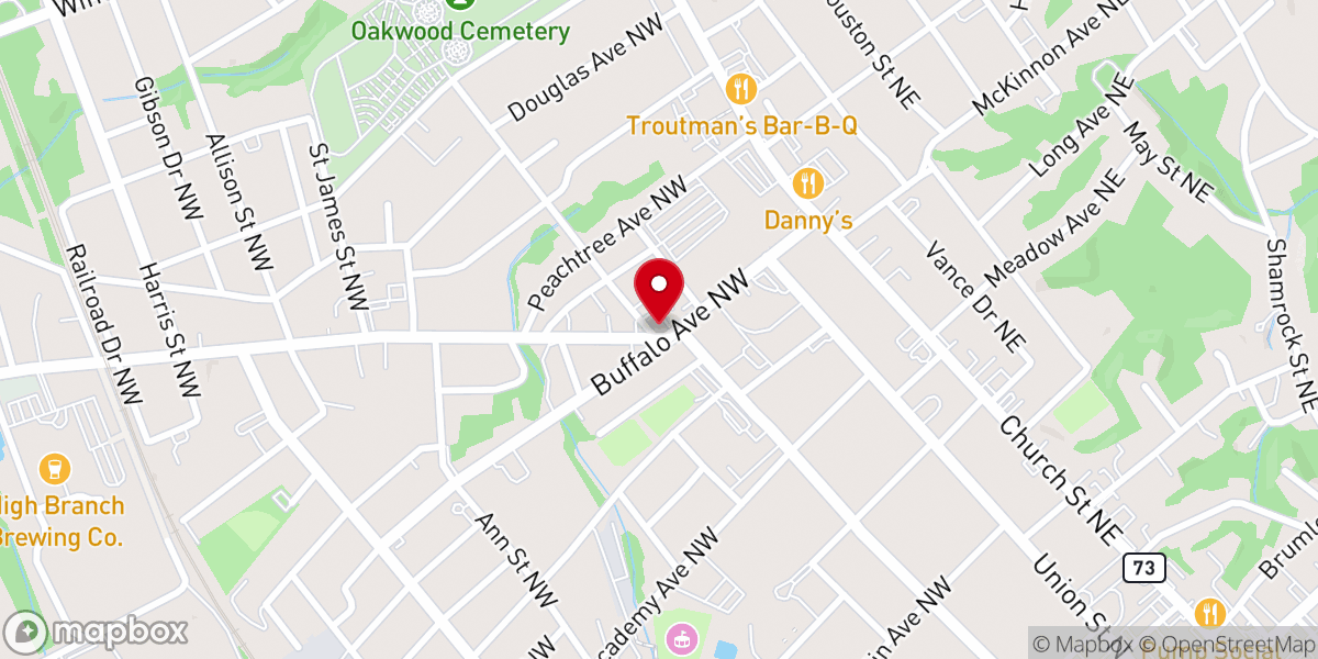 Map showing location of Life Giving Church Of God