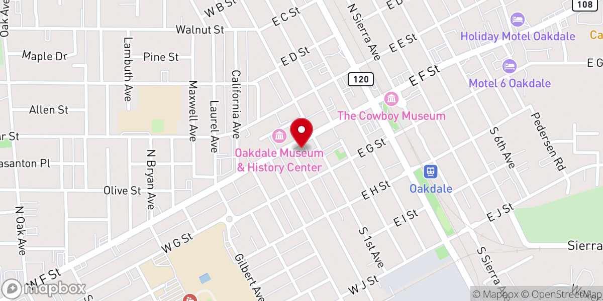 Map showing location of Cornerstone Church