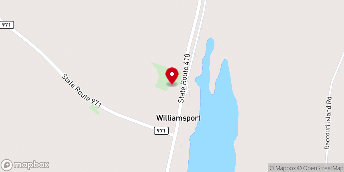 Map showing location of St. Stephen's Episcopal Church