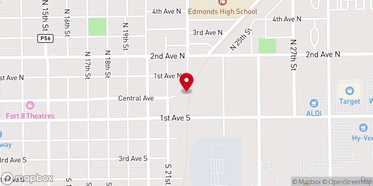 Map showing location of Redemption Church