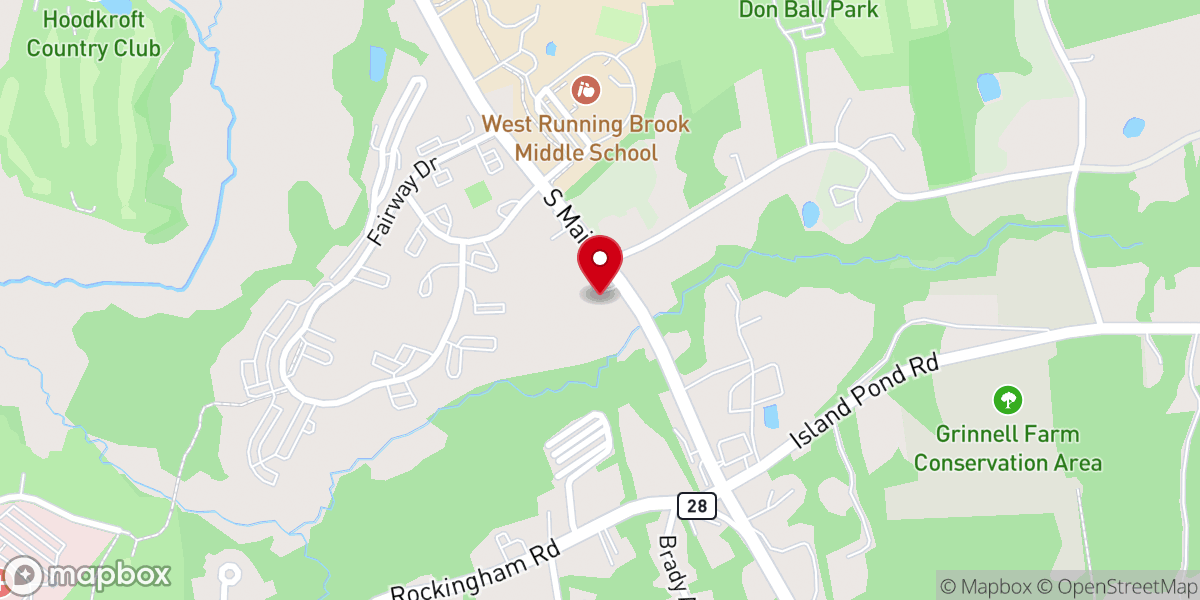 Map showing location of The Westbrook Inn
