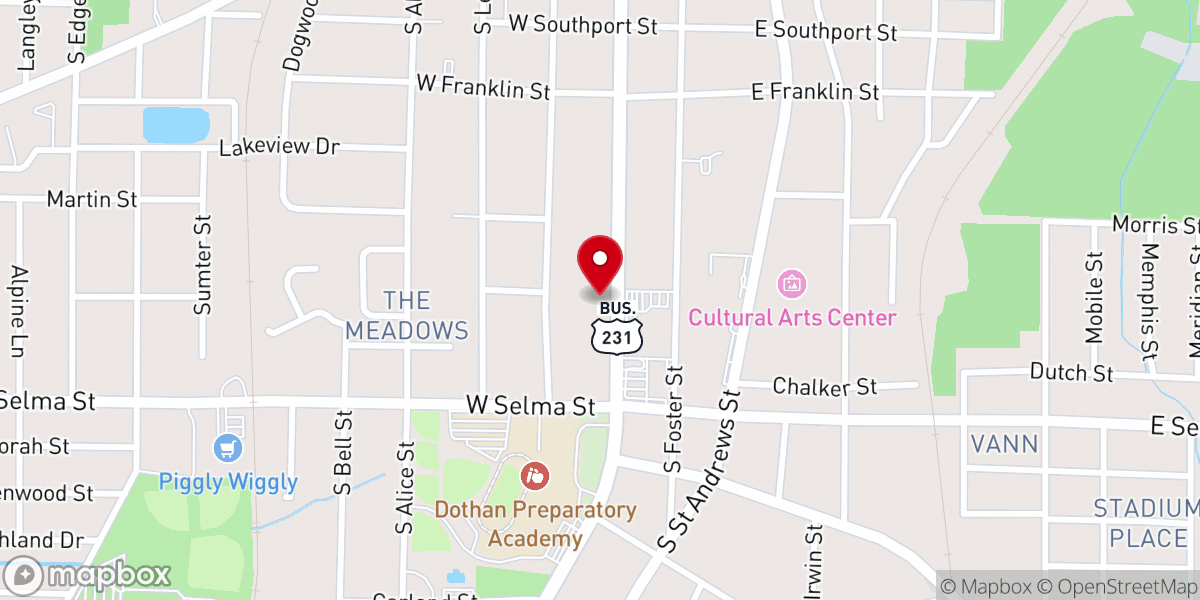 Map showing location of Spiritual Enrichment Center