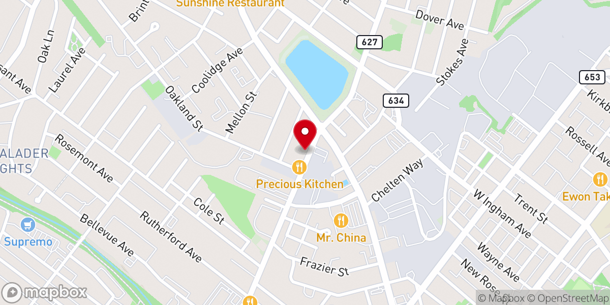 Map showing location of Faithful Missionary Baptist Church
