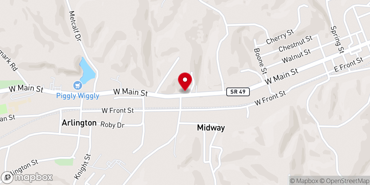 Map showing location of St Luke Ame Church