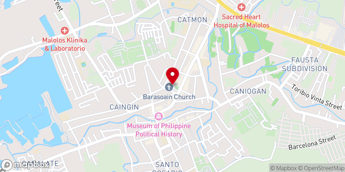 Map showing location of Museo ng Republika ng 1899