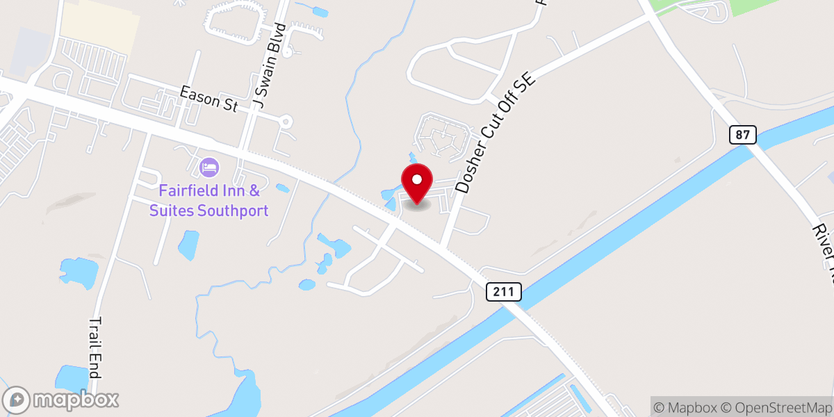 Map showing location of Sacred Heart Catholic Church