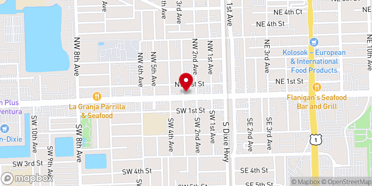 Map showing location of Expansion Church