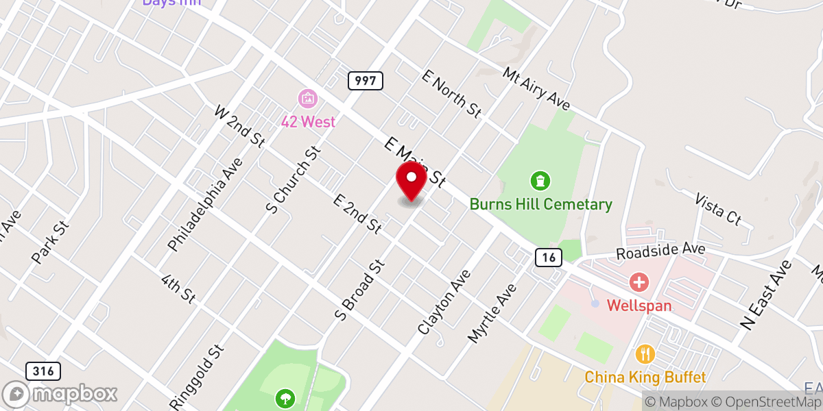Map showing location of Jesus Alive Ministries
