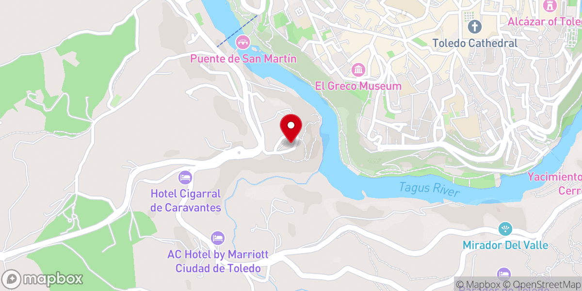 Map showing location of Ermita Nuestra Señora de la Cabeza
