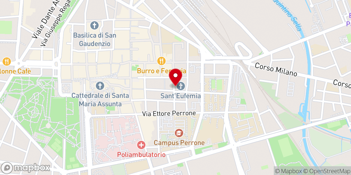 Map showing location of Oratorio Centro