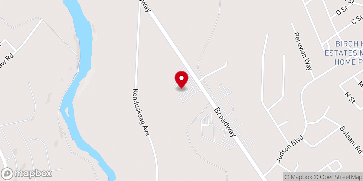 Map showing location of Crosspoint Church of Bangor