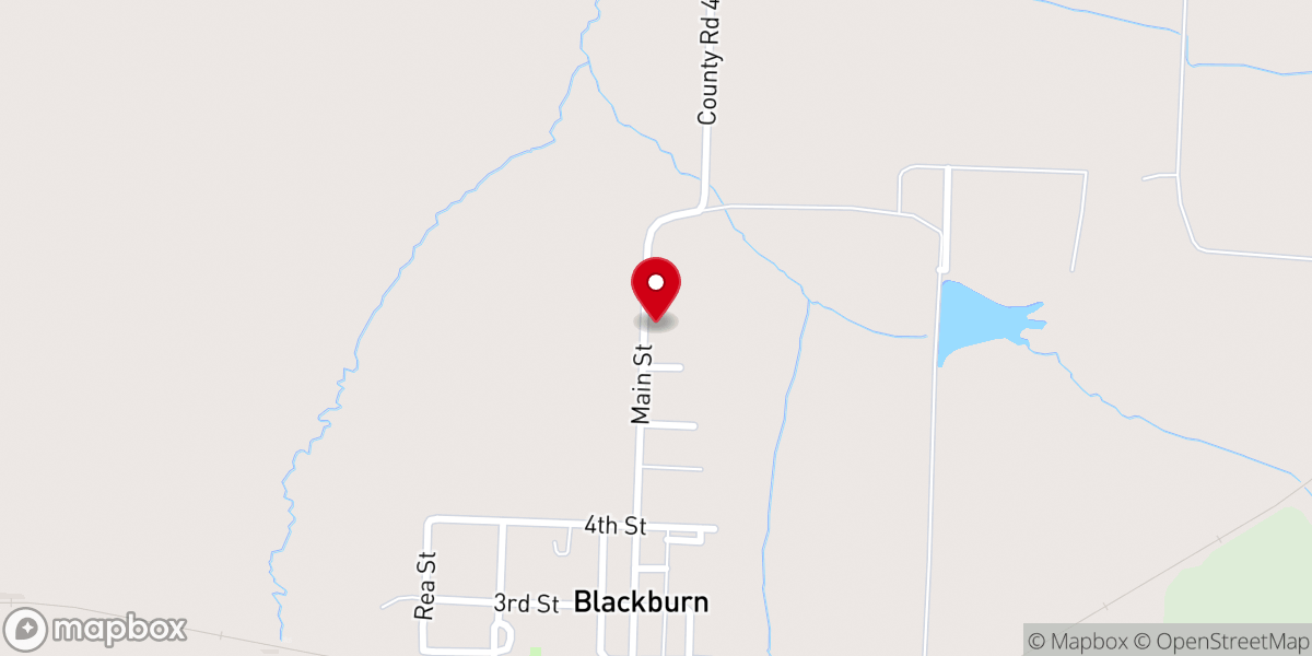 Map showing location of St Paul United Church of Christ