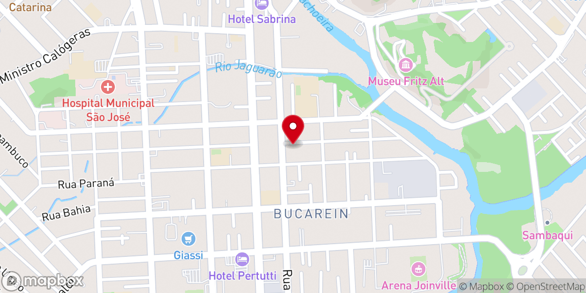 Map showing location of Igreja Resgatte