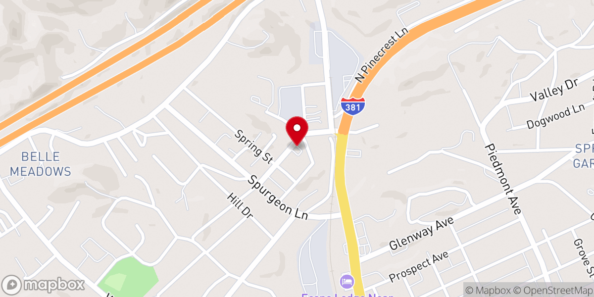 Map showing location of Key Street Pentecostal Church